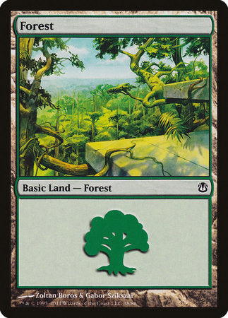 Forest (38) [Duel Decks: Ajani vs. Nicol Bolas] | Mega City Incorporated