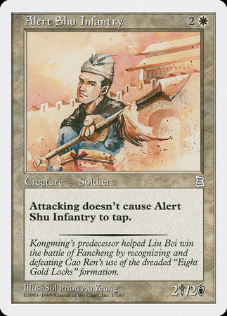 Alert Shu Infantry [Portal Three Kingdoms] | Mega City Incorporated