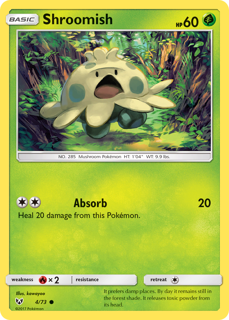 Shroomish (4/73) [Sun & Moon: Shining Legends] | Mega City Incorporated