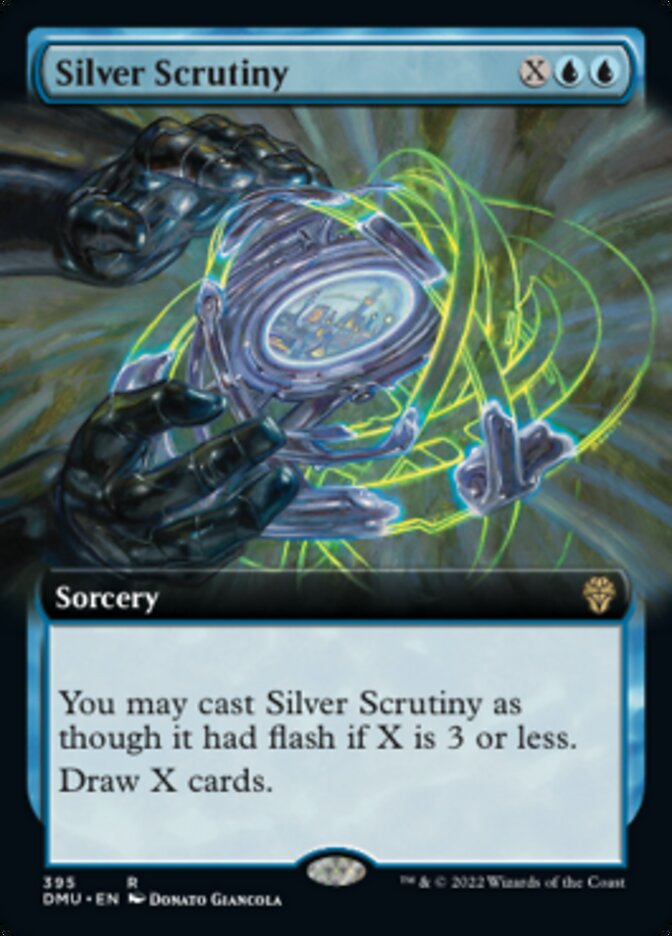 Silver Scrutiny (Extended Art) [Dominaria United] | Mega City Incorporated