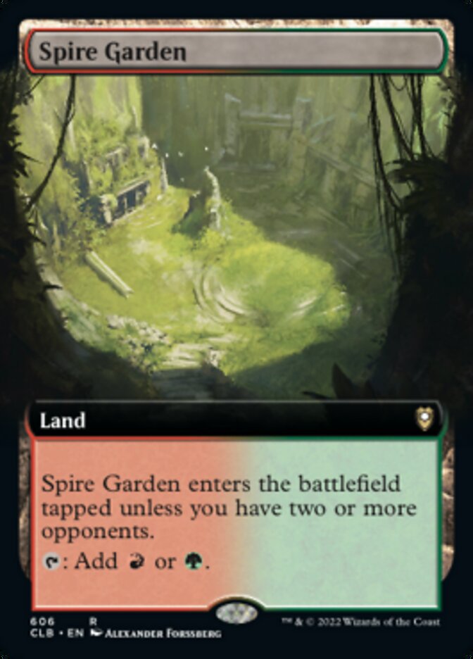 Spire Garden (Extended Art) [Commander Legends: Battle for Baldur's Gate] | Mega City Incorporated