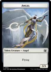 Angel (3) // Demon Double-Sided Token [March of the Machine Commander Tokens] | Mega City Incorporated