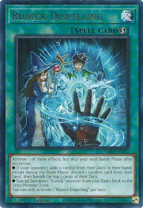 Runick Dispelling [TAMA-EN032] Rare | Mega City Incorporated