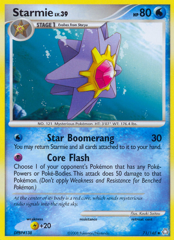 Starmie (71/146) [Diamond & Pearl: Legends Awakened] | Mega City Incorporated