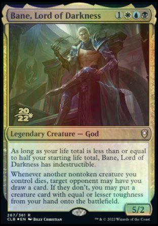 Bane, Lord of Darkness [Commander Legends: Battle for Baldur's Gate Prerelease Promos] | Mega City Incorporated