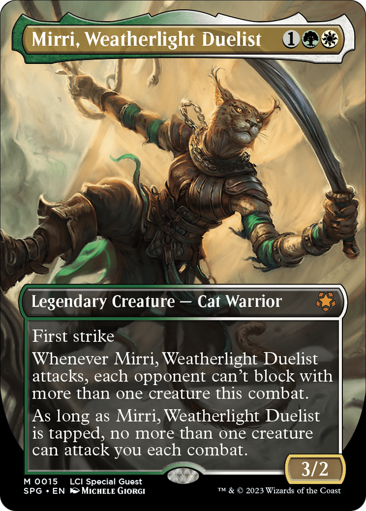 Mirri, Weatherlight Duelist (Borderless) [The Lost Caverns of Ixalan Special Guests] | Mega City Incorporated