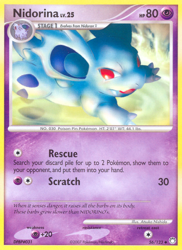 Nidorina (56/123) [Diamond & Pearl: Mysterious Treasures] | Mega City Incorporated