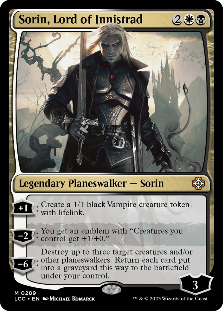 Sorin, Lord of Innistrad [The Lost Caverns of Ixalan Commander] | Mega City Incorporated