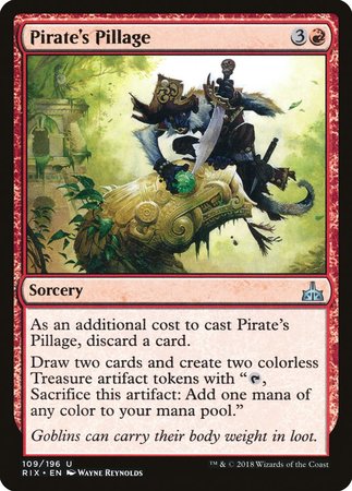 Pirate's Pillage [Rivals of Ixalan] | Mega City Incorporated