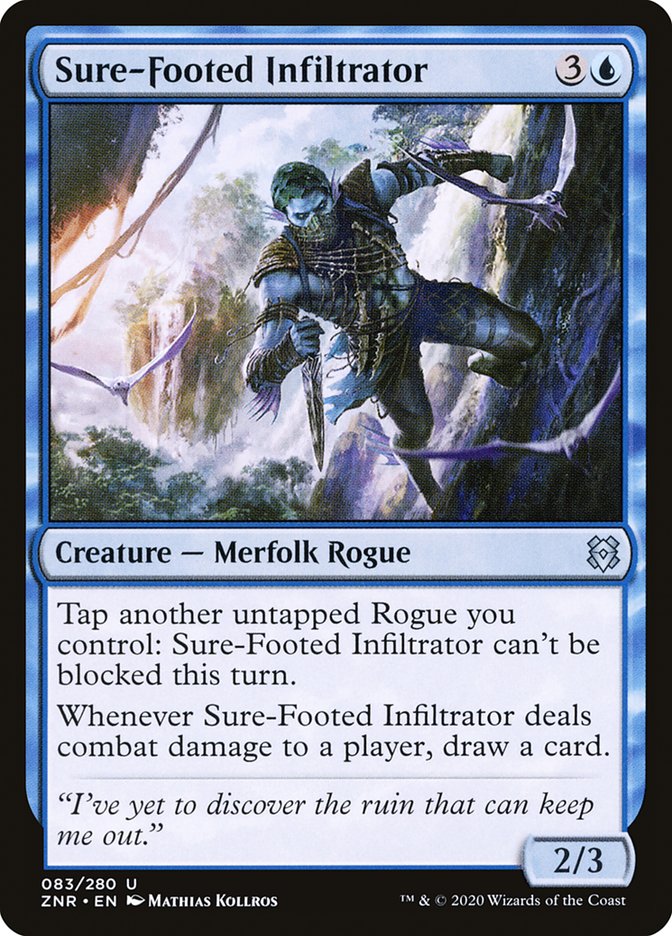 Sure-Footed Infiltrator [Zendikar Rising] | Mega City Incorporated