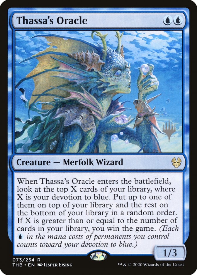 Thassa's Oracle (Promo Pack) [Theros Beyond Death Promos] | Mega City Incorporated