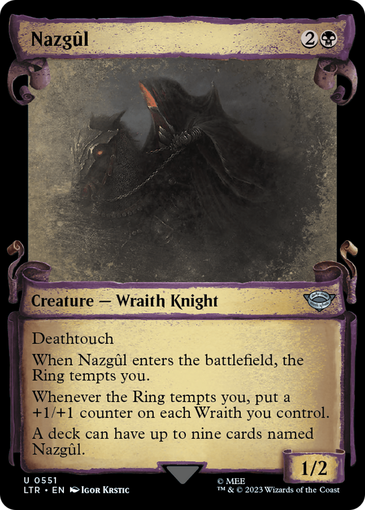 Nazgul (0551) [The Lord of the Rings: Tales of Middle-Earth Showcase Scrolls] | Mega City Incorporated