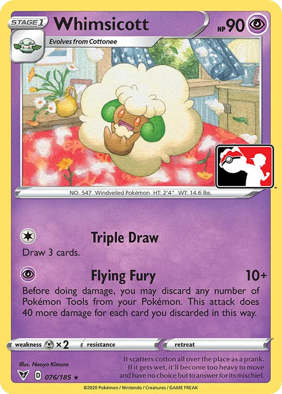 Whimsicott (076/185) [Prize Pack Series One] | Mega City Incorporated