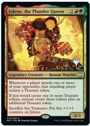 Jolene, the Plunder Queen (Promo Pack) [Streets of New Capenna Commander Promos] | Mega City Incorporated