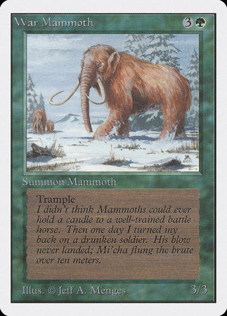 War Mammoth [Unlimited Edition] | Mega City Incorporated