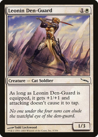 Leonin Den-Guard [Mirrodin] | Mega City Incorporated