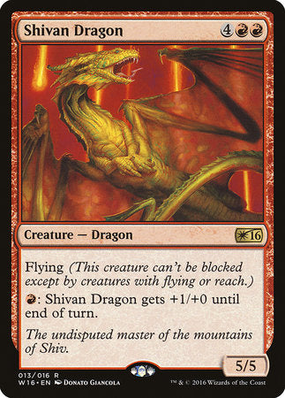 Shivan Dragon [Welcome Deck 2016] | Mega City Incorporated