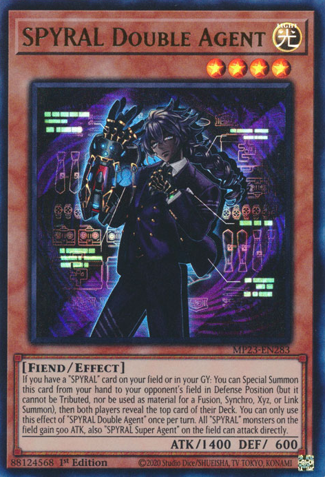 SPYRAL Double Agent [MP23-EN283] Ultra Rare | Mega City Incorporated