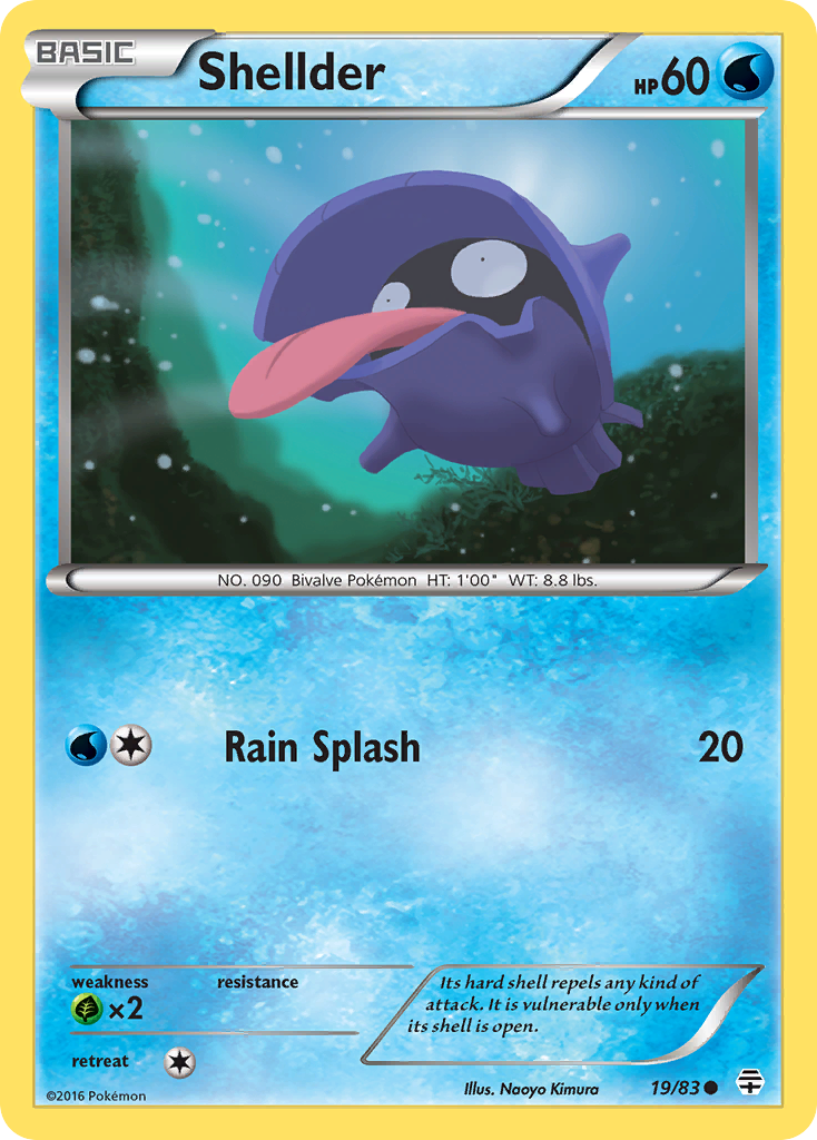 Shellder (19/83) [XY: Generations] | Mega City Incorporated