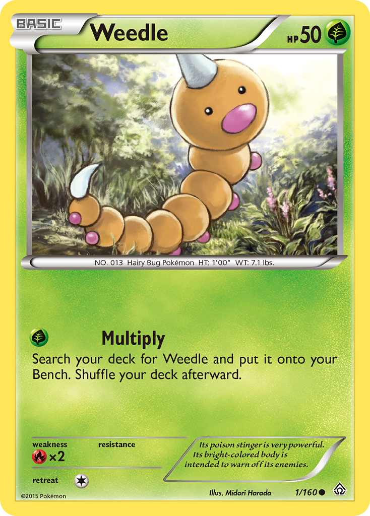 Weedle (1/160) [XY: Primal Clash] | Mega City Incorporated