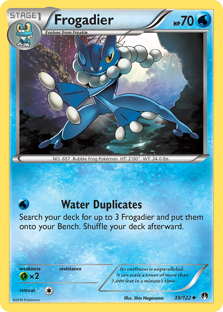 Frogadier (39/122) [XY: BREAKpoint] | Mega City Incorporated