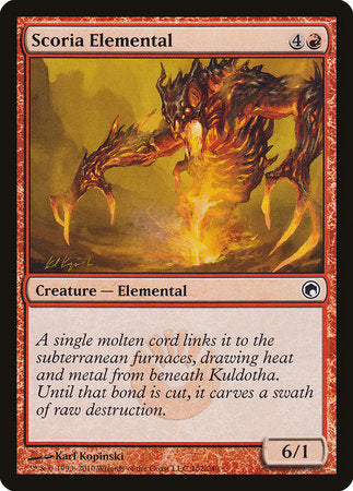 Scoria Elemental [Scars of Mirrodin] | Mega City Incorporated