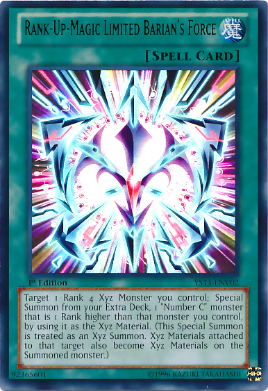 Rank-Up-Magic Limited Barian's Force [YS13-ENV02] Ultra Rare | Mega City Incorporated