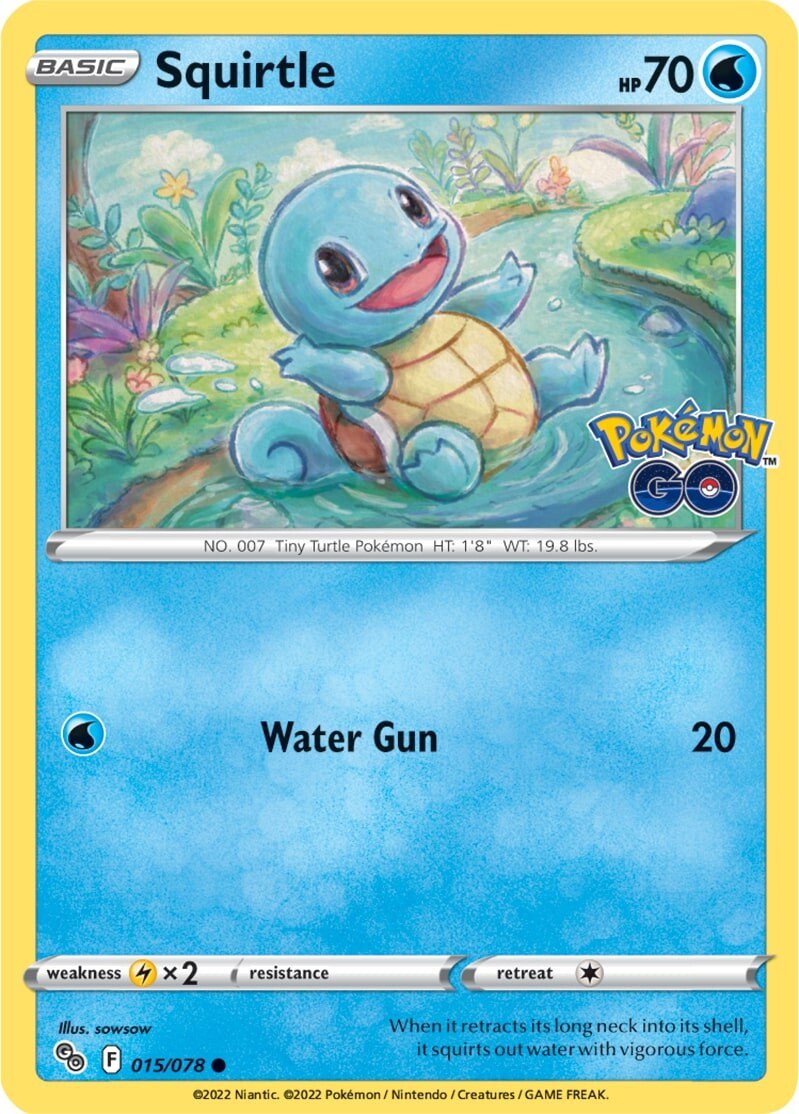 Squirtle (015/078) [Pokémon GO] | Mega City Incorporated