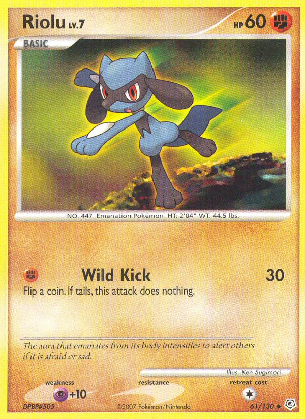 Riolu (61/130) [Diamond & Pearl: Base Set] | Mega City Incorporated