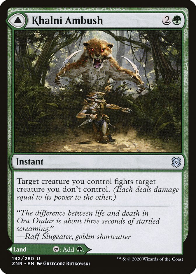Khalni Ambush // Khalni Territory [Zendikar Rising] | Mega City Incorporated