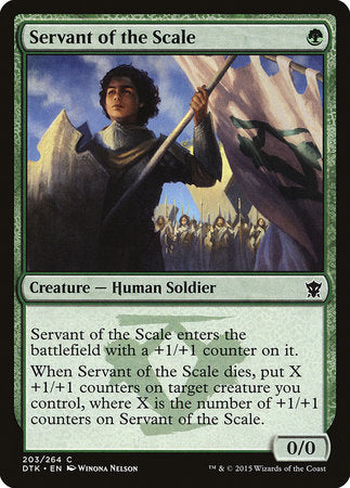 Servant of the Scale [Dragons of Tarkir] | Mega City Incorporated