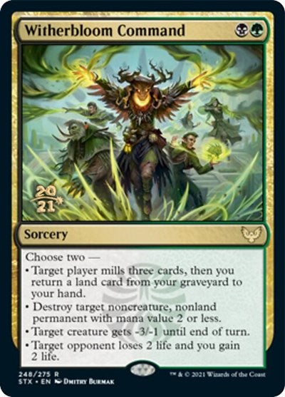 Witherbloom Command [Strixhaven: School of Mages Prerelease Promos] | Mega City Incorporated