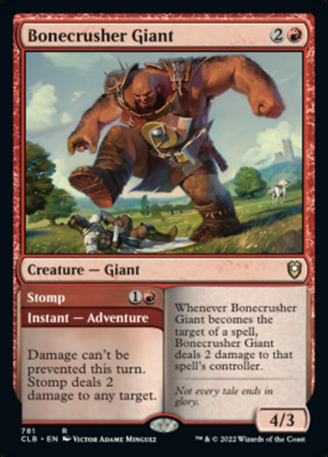 Bonecrusher Giant // Stomp [Commander Legends: Battle for Baldur's Gate] | Mega City Incorporated