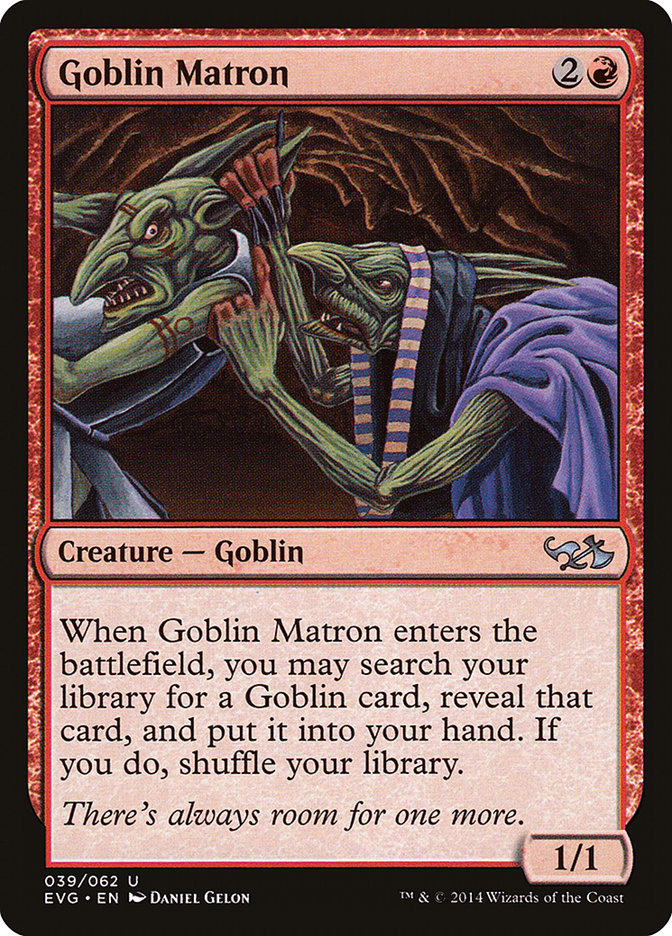 Goblin Matron (Elves vs. Goblins) [Duel Decks Anthology] | Mega City Incorporated