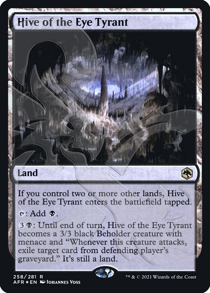Hive of the Eye Tyrant (Ampersand Promo) [Dungeons & Dragons: Adventures in the Forgotten Realms Promos] | Mega City Incorporated