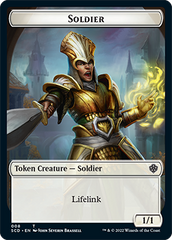 Saproling // Soldier Double-Sided Token [Starter Commander Decks] | Mega City Incorporated