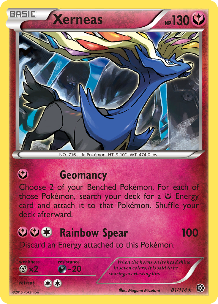 Xerneas (81/114) [XY: Steam Siege] | Mega City Incorporated