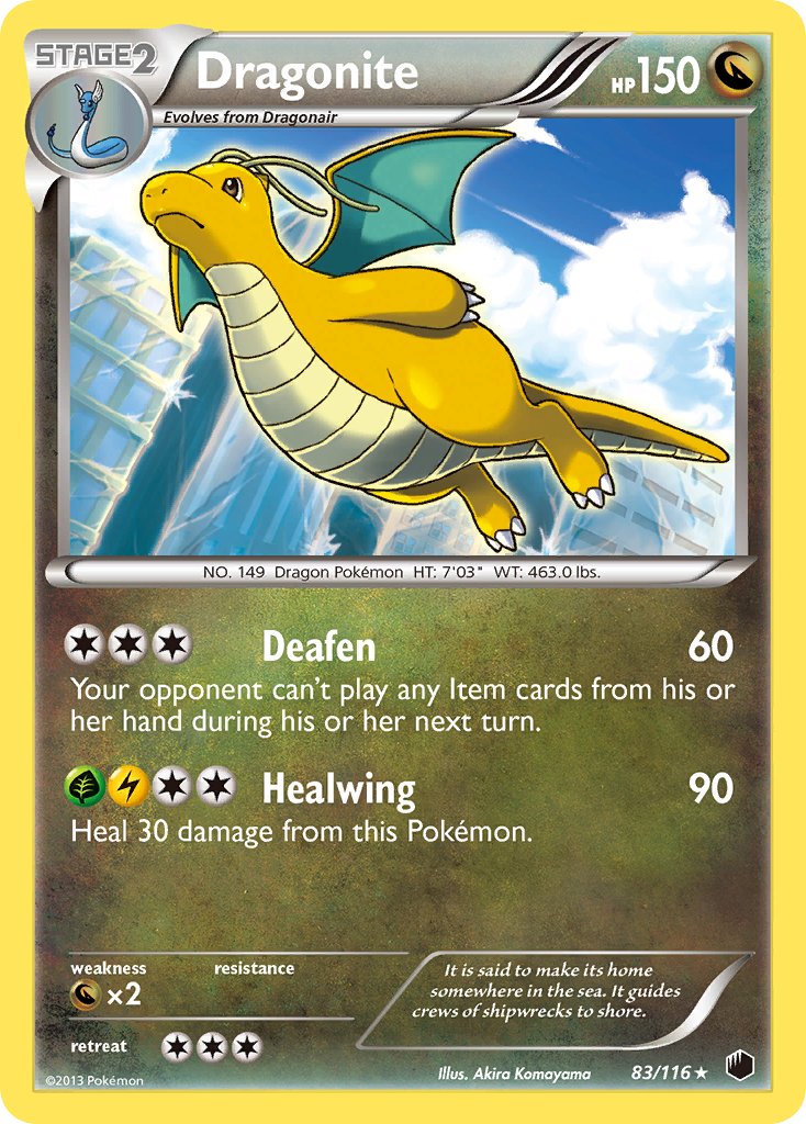 Dragonite (83/116) (Cosmos Holo) (Blister Exclusive) [Black & White: Plasma Freeze] | Mega City Incorporated