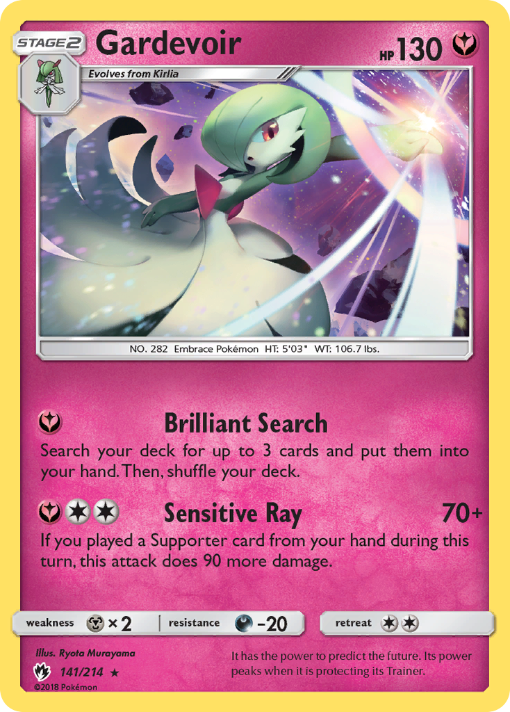 Gardevoir (141/214) [Sun & Moon: Lost Thunder] | Mega City Incorporated