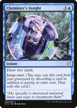 Chemister's Insight [Commander 2019] | Mega City Incorporated