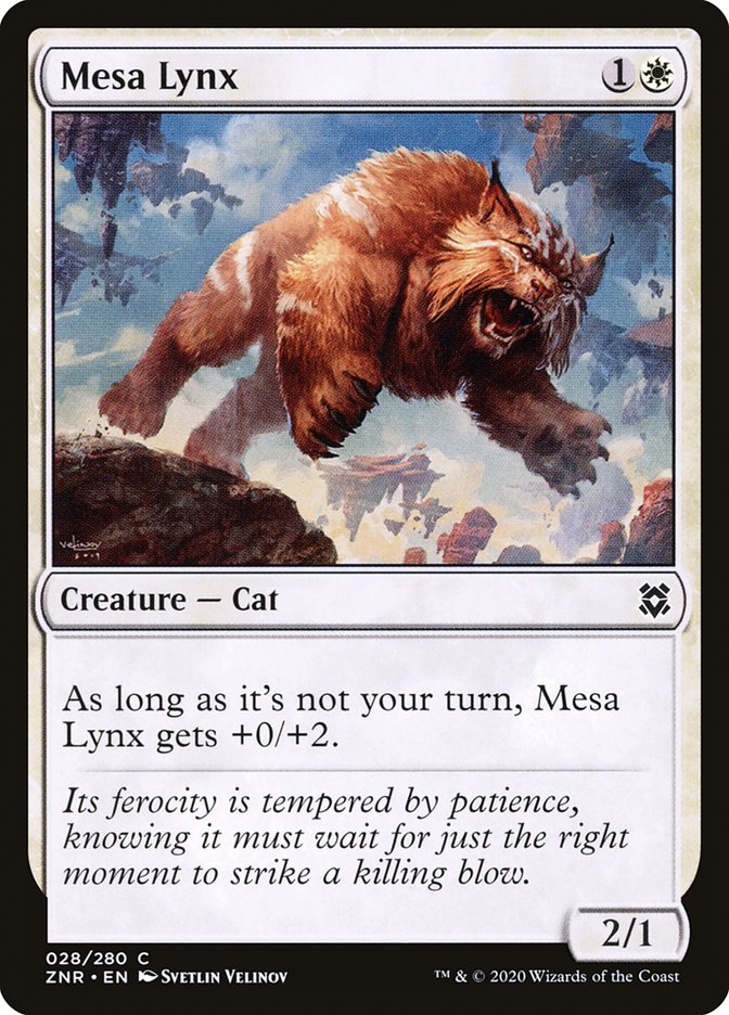 Mesa Lynx [Zendikar Rising] | Mega City Incorporated