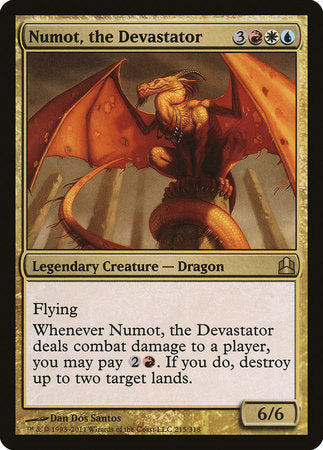 Numot, the Devastator [Commander 2011] | Mega City Incorporated