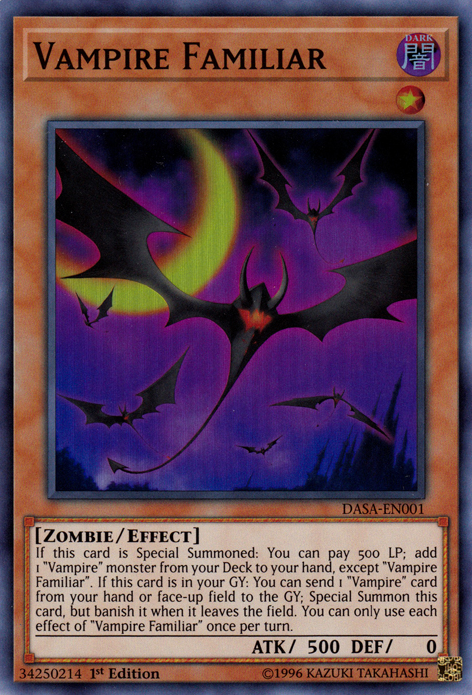 Vampire Familiar [DASA-EN001] Super Rare | Mega City Incorporated