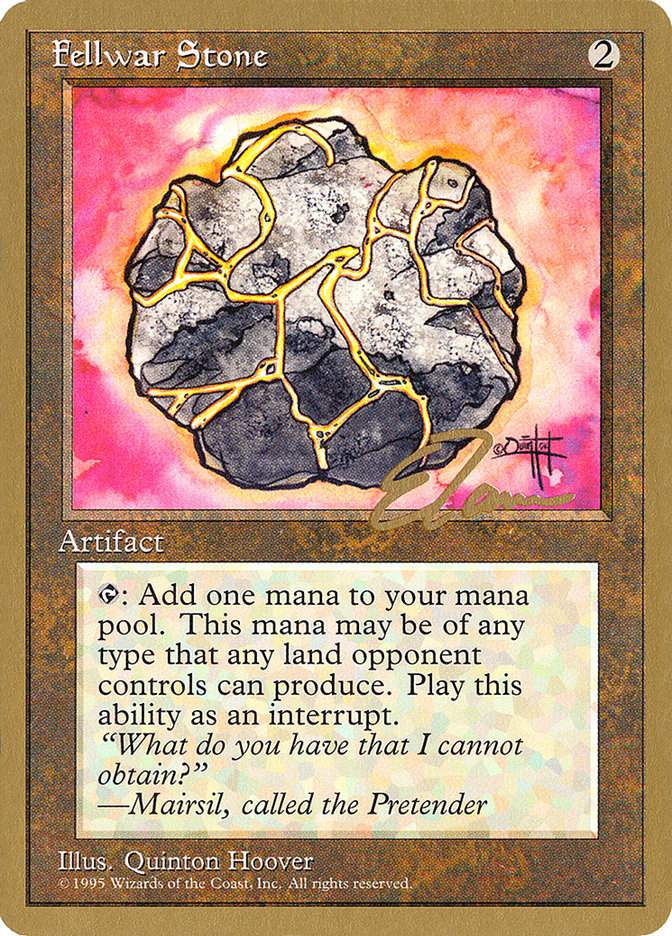 Fellwar Stone (Eric Tam) [Pro Tour Collector Set] | Mega City Incorporated