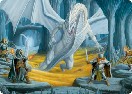 Cave of the Frost Dragon Art Card [Dungeons & Dragons: Adventures in the Forgotten Realms Art Series] | Mega City Incorporated