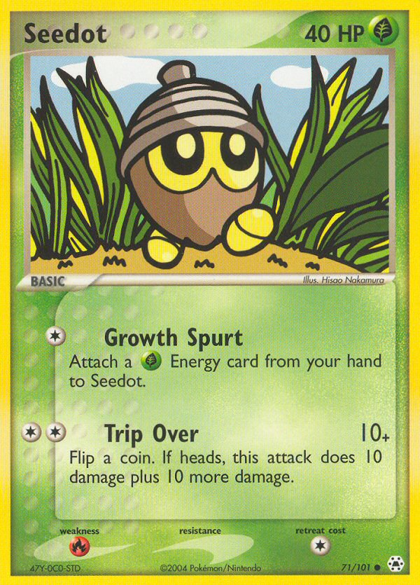 Seedot (71/101) [EX: Hidden Legends] | Mega City Incorporated