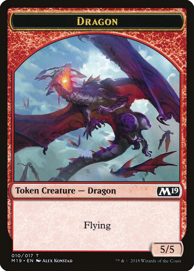 Dragon (010/017) [Core Set 2019 Tokens] | Mega City Incorporated