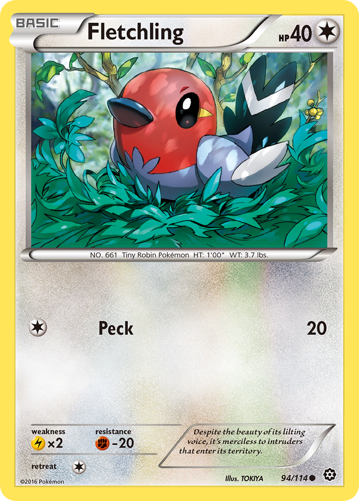 Fletchling (94/114) [XY: Steam Siege] | Mega City Incorporated