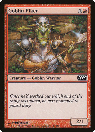 Goblin Piker [Magic 2010] | Mega City Incorporated