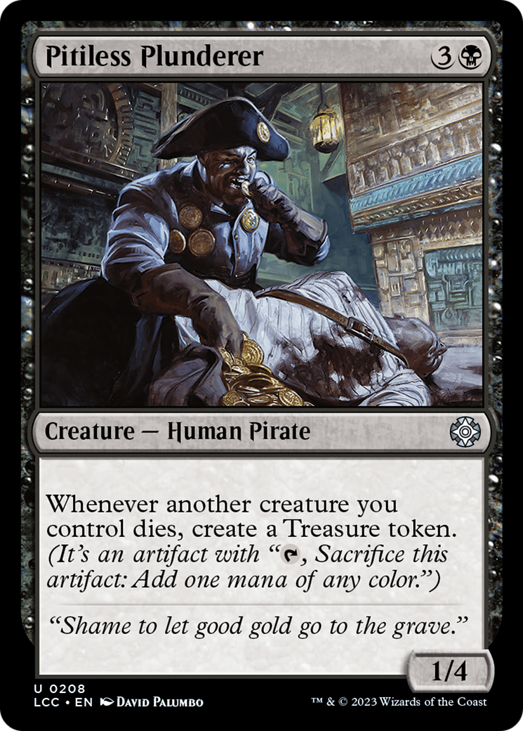 Pitiless Plunderer [The Lost Caverns of Ixalan Commander] | Mega City Incorporated